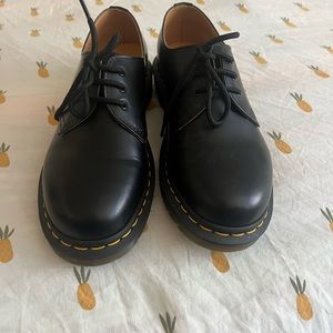 Womens Dr. Martens Leather Oxford Shoes